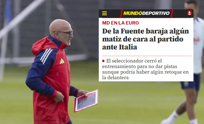 Según Mundo Deportivo, Olmo podría ser la sorpresa del once contra Italia