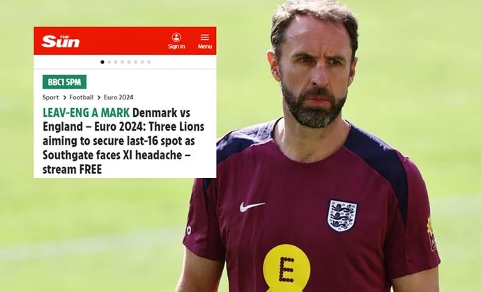The Sun desmiente a Daily Mail y cree que Southgate repetirá once