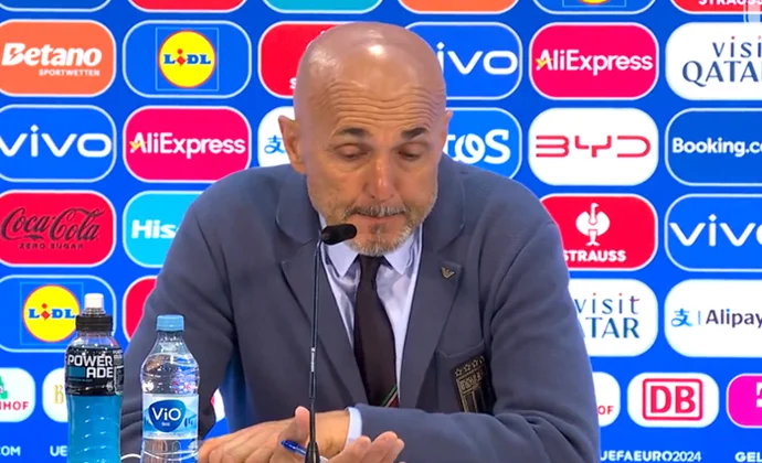 Spalletti analizó la derrota y habló de Jorginho, Barella y el juego de España