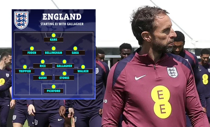 Southgate parece decidido a dar entrada a Gallagher en el centro del campo