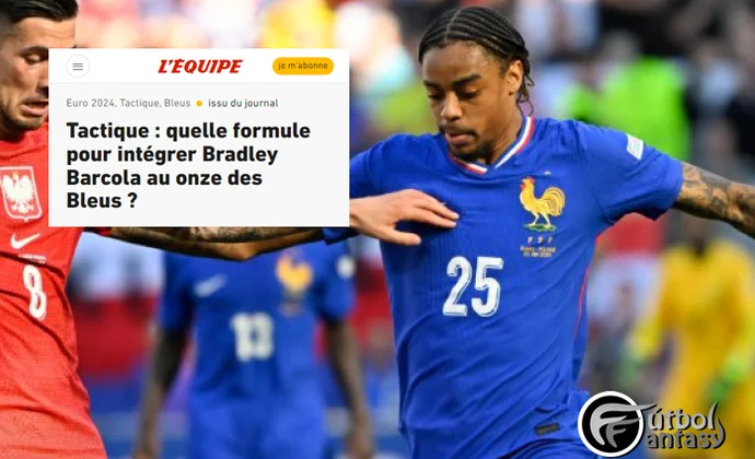 L'Equipe cree que Barcola debería hacerse un hueco en el once de octavos. La duda es por quién