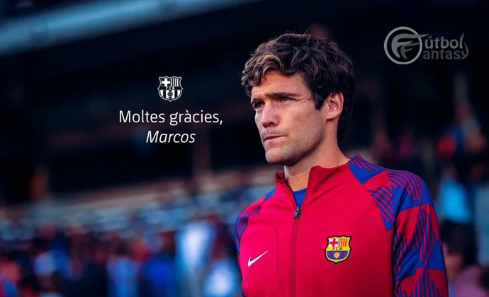 El Barcelona se despide oficialmente de Marcos Alonso