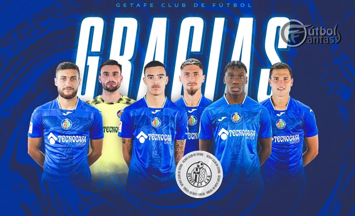 El Getafe se despide de Fuzato, Carmona, Latasa, Óscar, Greenwood y Moriba