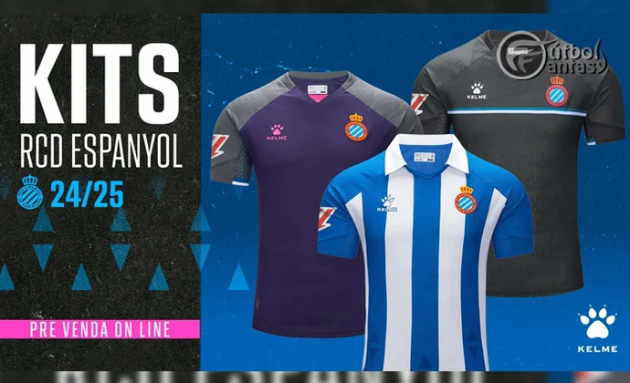 El Espanyol presenta sus equipaciones para la temporada 24/25