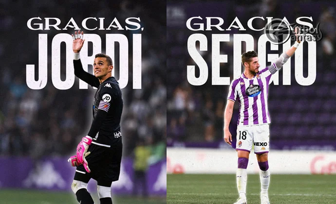 El Valladolid se despide oficialmente de Masip y Sergio Escudero