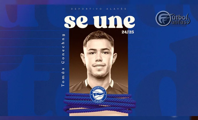 El Alavés hace oficial el fichaje de Tomás Conechny