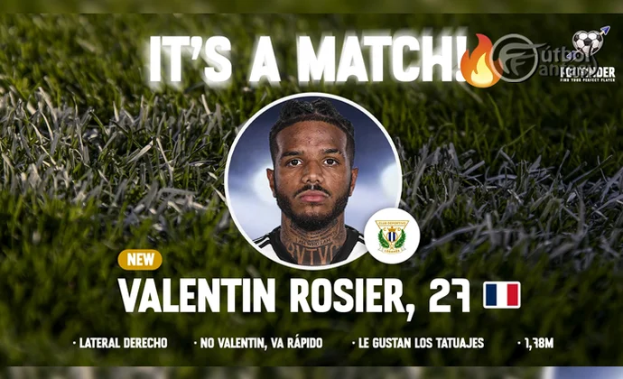 Valentin Rosier es oficialmente nuevo jugador del Leganés