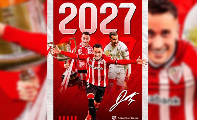 El Athletic anuncia la renovación de Berenguer, que finalizaba contrato