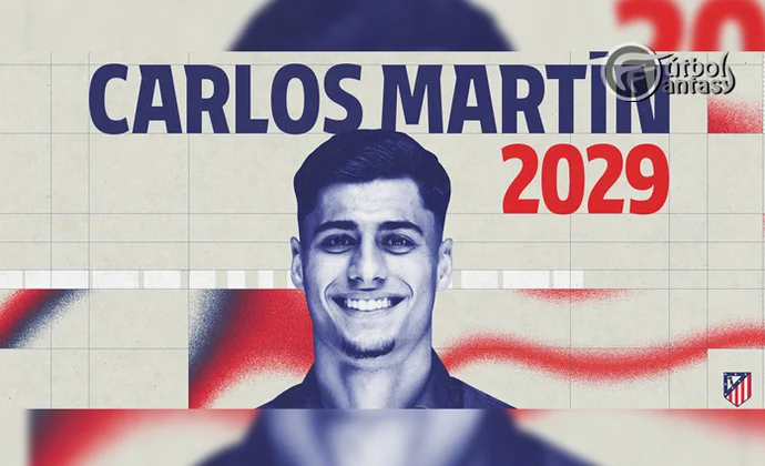 El Atlético renueva a Carlos Martín y le buscará un equipo para que salga cedido