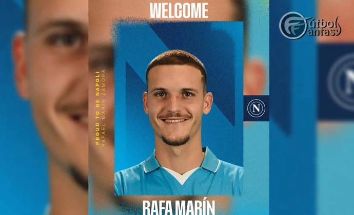 Rafa Marín es oficialmente nuevo jugador del Napoli