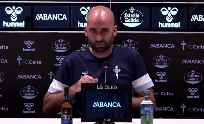 Giráldez explica cómo llega el equipo y habla de Emi Rodríguez, Losada, Aspas, Iglesias, Aidoo y De la Torre