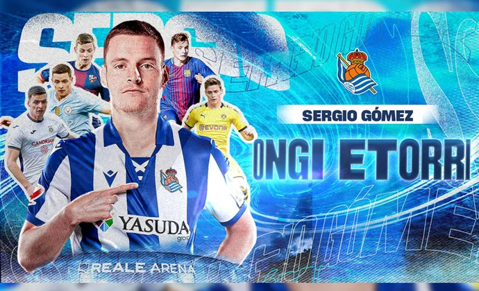 Sergio Gómez es oficialmente nuevo jugador de la Real Sociedad