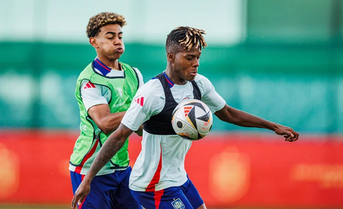 Pedri y Ayoze, únicas bajas en la última sesión en Alemania