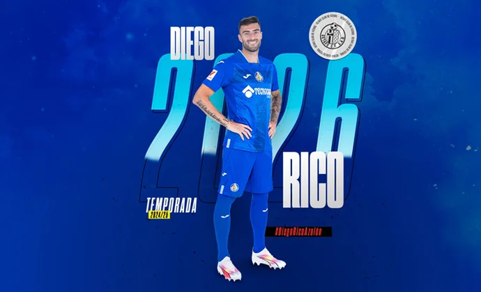 El Getafe hace oficial la compra de Diego Rico en propiedad
