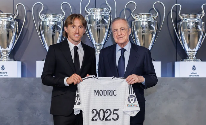 El Real Madrid hace oficial la renovación de Modric por un año más