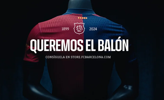 El FC Barcelona presenta su primera equipación para la temporada 24/25