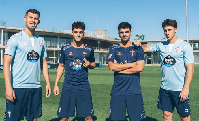 Damián, Pablo Durán, Hugo Álvarez y Carlos Domínguez promocionan al primer equipo