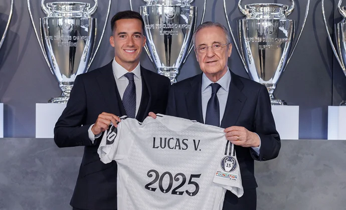 El Real Madrid anuncia la renovación de Lucas Vázquez hasta 2025