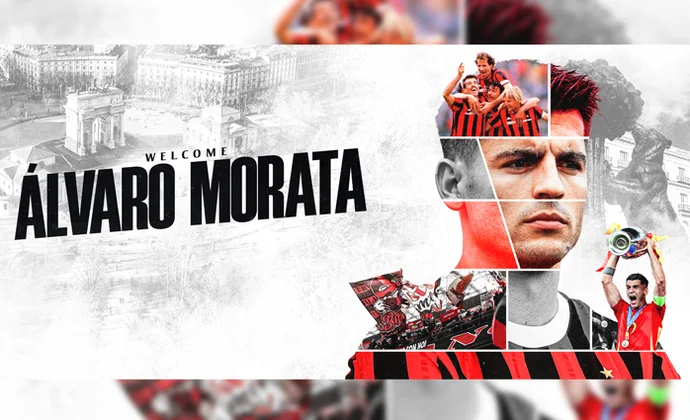 Álvaro Morata ya es oficialmente nuevo jugador del Milan