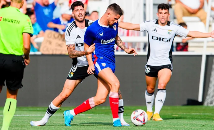 Ficha técnica del amistoso: Burgos 2-1 Athletic