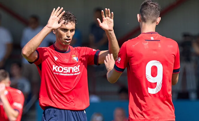 Ficha técnica del amistoso: Osasuna 5-0 Osasuna Promesas