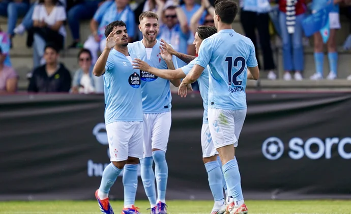 Ficha técnica del amistoso: Celta 4-0 Vizela