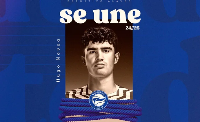 El Alavés hace oficial el fichaje de Hugo Novoa