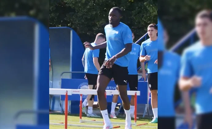 Diarra, Villalibre y Stoichkov ya entrenan de cara al amistoso contra el Valencia