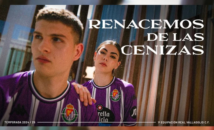 El Real Valladolid presenta su primera equipación para la temporada 24/25