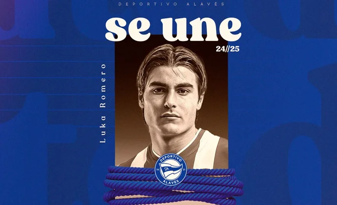 El Alavés hace oficial el fichaje de Luka Romero