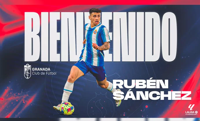 Espanyol y Granada hacen oficial la cesión de Rubén Sánchez