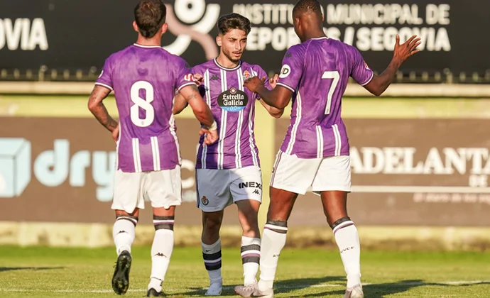 Ficha técnica del amistoso: Gimnástica Segoviana 2-5 Valladolid