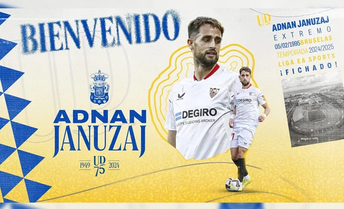 Januzaj es oficialmente de Las Palmas, pero el Sevilla pagará más de la mitad de la ficha