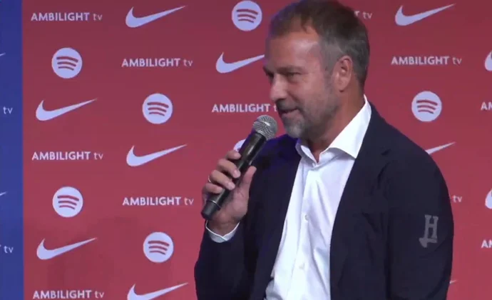 Flick habla de Ansu Fati, Nico, Sergi Roberto, Yamal, De Jong, Gavi, Araujo y la posición de pivote