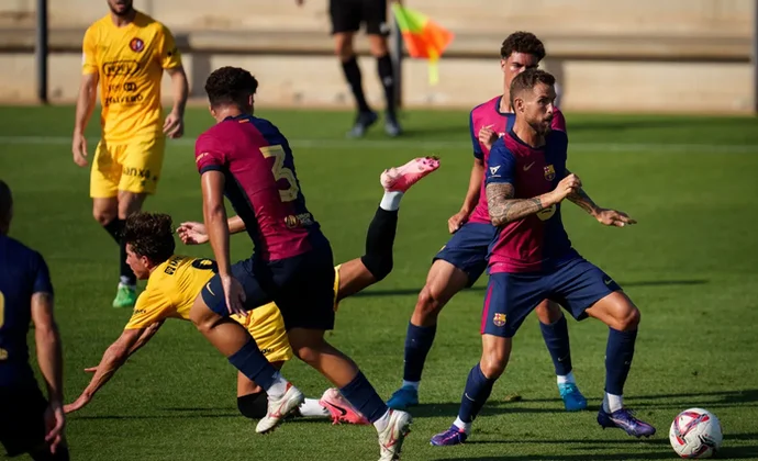 Ficha técnica del amistoso: Barcelona 1-0 Olot