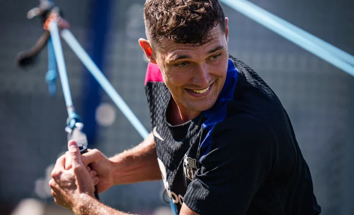 Seis jugadores del Barça acuden a entrenar de forma voluntaria en el día de descanso