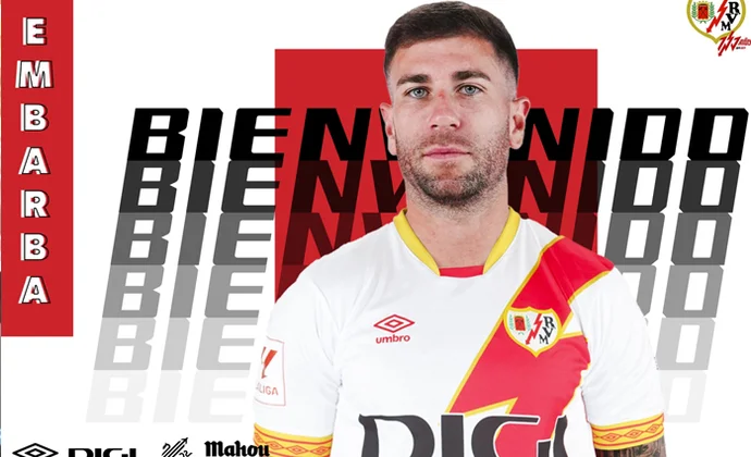 El Rayo hace oficial el fichaje de Adrián Embarba