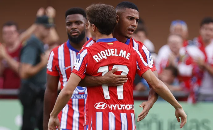 Ficha técnica del amistoso: Atlético (p) 1-1 Numancia