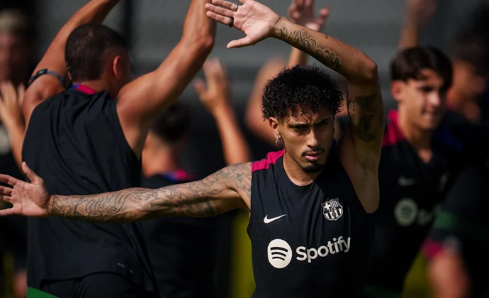 Raphinha y Gündogan, novedades en el primer entrenamiento en Orlando
