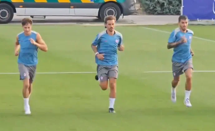 Griezmann ya está de vuelta. Azpilicueta, Joao Félix y Reinildo con el grupo. Oblak, al margen