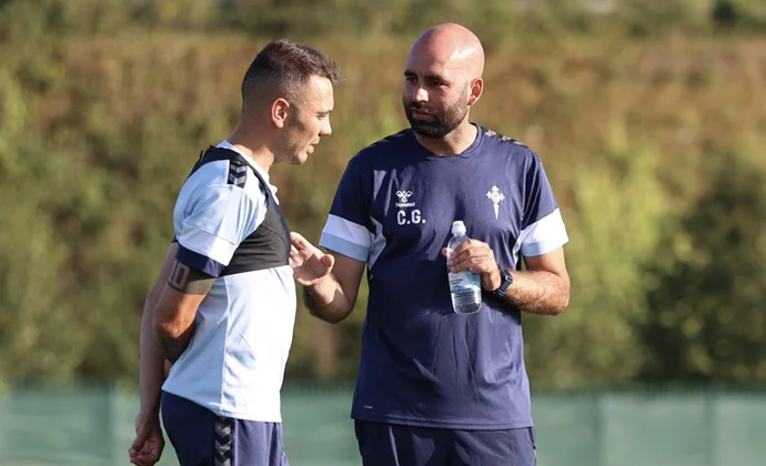 El Celta retoma los entrenamientos con la única baja de Guaita