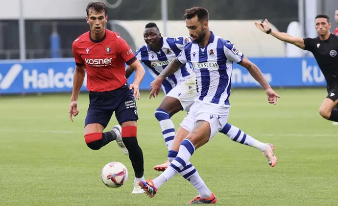 Ficha técnica del amistoso: Real Sociedad 1-2 Osasuna