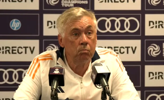 Ancelotti analizó el amistoso y habló de Guler, Endrick, Brahim, Palacios, Joan Martínez y Álvaro