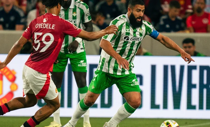Ficha técnica del amistoso: Manchester United 3-2 Betis