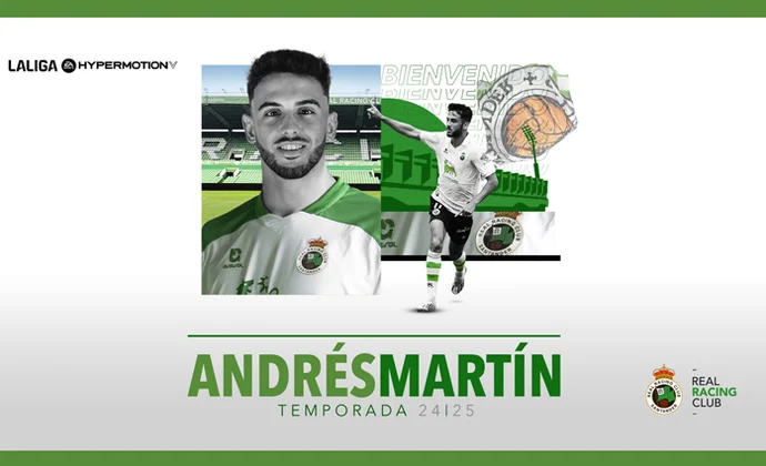 Rayo y Racing hacen oficial el traspaso de Andrés Martín