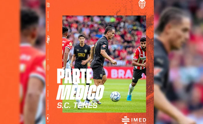 El parte médico oficial de Canós le deja casi descartado para la J1