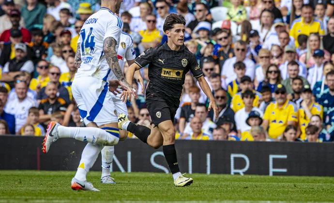 Ficha técnica del amistoso: Leeds United 2-1 Valencia
