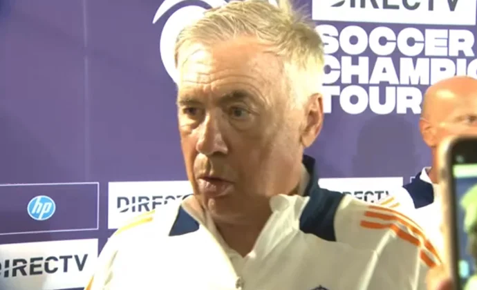 Ancelotti valoró el amistoso y habló de Vinicius, Modric, Rodrygo y algunos canteranos
