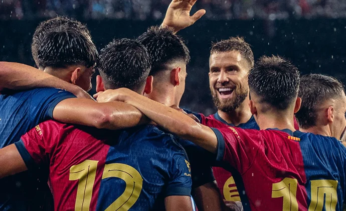 Ficha técnica del amistoso: Barcelona 2-1 Real Madrid