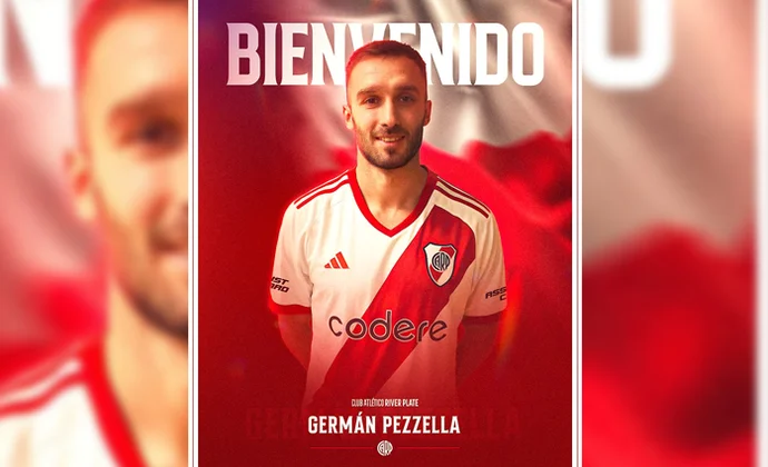 Germán Pezzella es oficialmente nuevo jugador de River Plate
